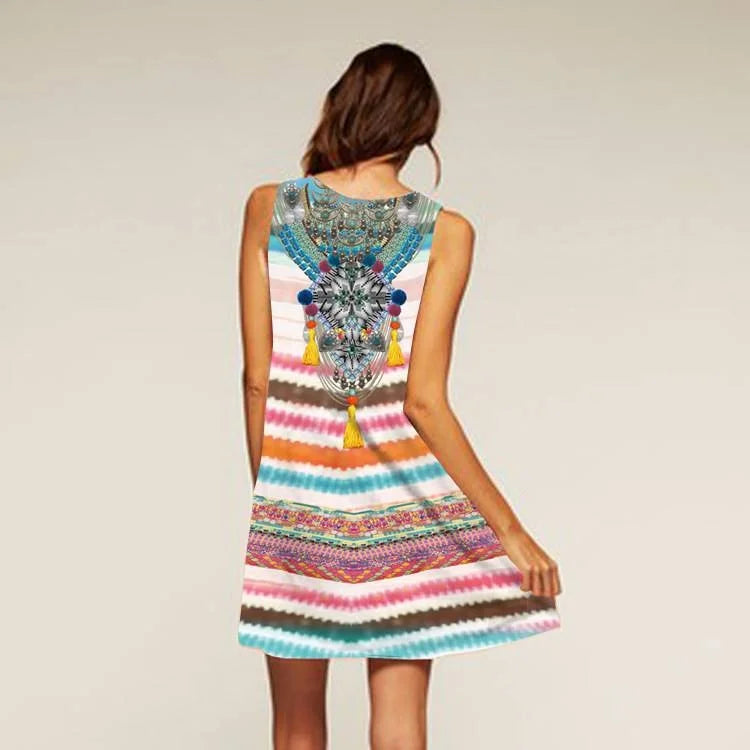 Europeu Sle Impressão Digital redonda Ne Midi Dr Clean Fit Cintura Solta 00% Linho Tee Quarter Sve Feminino Dr