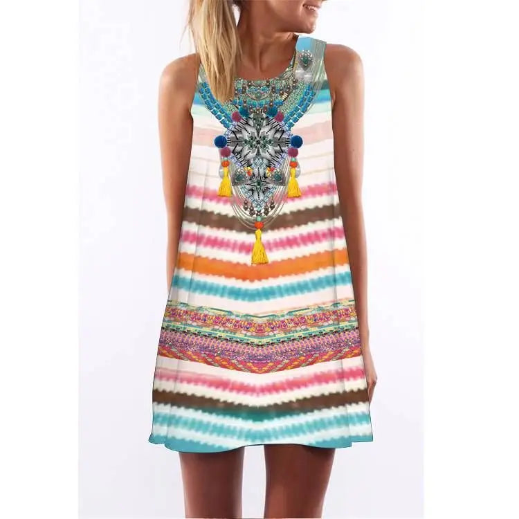 Europeu Sle Impressão Digital redonda Ne Midi Dr Clean Fit Cintura Solta 00% Linho Tee Quarter Sve Feminino Dr